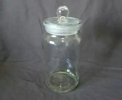 Buy Vintage 9½  Ravenhead Storage Jar, Sweets / Apothecary, Ground Glass Lid • 15.95£