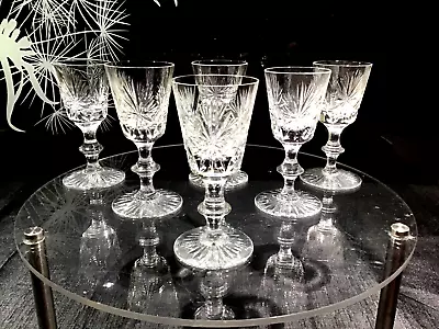 Buy 6 X Edinburgh Crystal “Star Of Edinburgh” - Cordial/Liqueur Glasses - SIGNED! • 40£