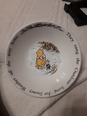 Buy Royal Doulton WINNIE The POOH Bowl Song For Snowy Weather • 6.79£