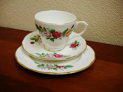 Buy Vintage Duchess Bone China Floral Tea Trio * Victoria * Pattern • 5.50£