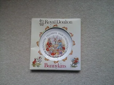 Buy Royal Doulton(, Bunnykins Christening Plate, )Boxed.Never Used. 1981 On Box.1936 • 23.75£