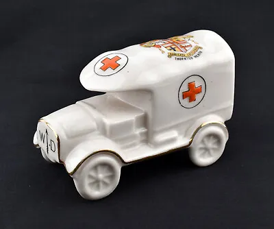 Buy Carlton Crested China WW1 WD Red Cross Ambulance * Thornton Heath * • 29.99£