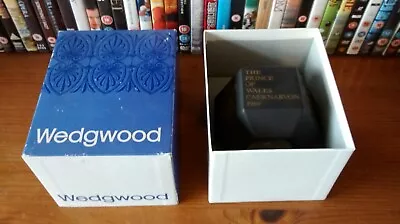 Buy Wedgewood Black Jasperware MONEYBOX PIGGY BANK PRINCE OF WALES 1969 • 9.99£