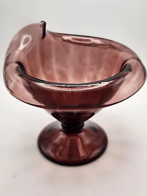 Buy Vintage Amethyst Purple Depression Glass Jack In The Pulpit Bowl Candy Dish • 24.08£