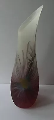 Buy Herner Peacock Feather Glass Vase • 19.95£