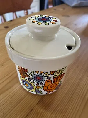 Buy Lord Nelson Pottery Gaytime 1970s Sugar Bowl Marmalade Jam Dish • 18£