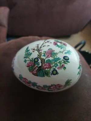 Buy Lord Nelson Pottery - Vintage Egg-Shaped Porcelain Trinket Box Collectable • 7£