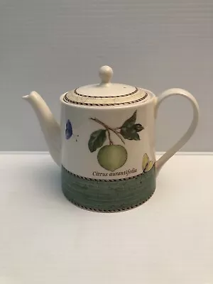 Buy WEDGEWOOD Sarah's Garden Queen's Ware Tea Pot 1997 Retired Display Use Only • 27.85£