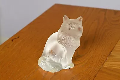 Buy Lalique Heggie Cat, Signed • 62£