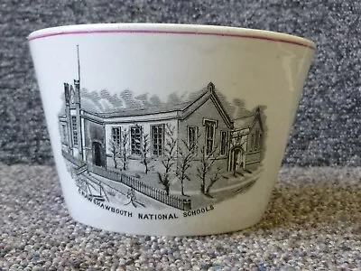 Buy Crawshawbooth National Schools Antique Transfer Ware Souvenir Pottery Sugar Bowl • 17.50£