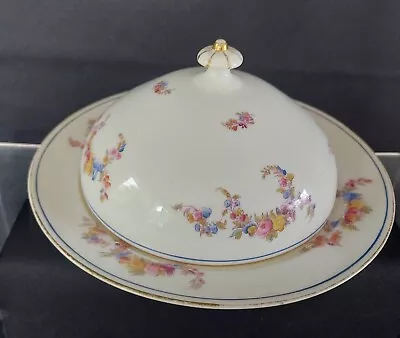 Buy Vintage Coalport Floral Swags Muffin Dish (Thomas Goode) • 29.95£