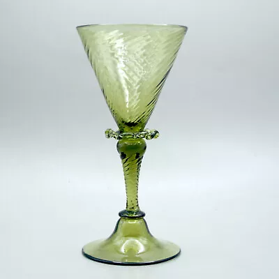 Buy Rare SOWERBY WRYTHEN Green  Facon De Venice  C1880 Drinking GLASS • 9.99£