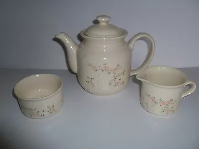 Buy Biltons Rose Trellis Tea-pot Milk Jug Sugar Bowl Staffordshire England Vintage • 19.95£