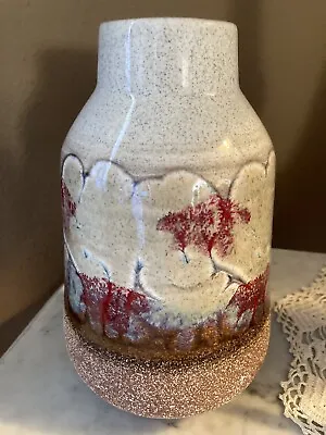Buy Bloomingville Hand Painted Reactive Drip Glaze Speckled  Stoneware Vase 8” Tall • 23.79£