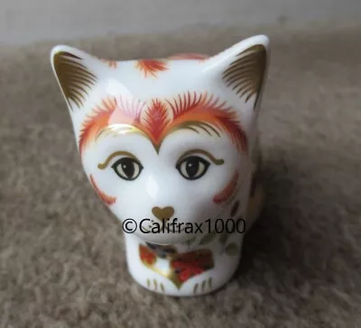Buy Royal Crown Derby 'Spice' Paperweight Collector's Guild Kitten • 25£