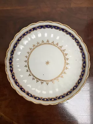 Buy NEW HALL BLUE & GOLD PATTERN 155 PLATE / LARGE SAUCER DISH  1787-92 -  19cm 7.5  • 17.50£