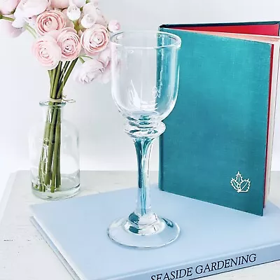Buy Jerpoint Irish Green Twist Hand Blown Wine Goblet Art Glass Kilkenny Studio Vtg • 23.68£