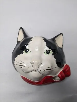 Buy Babbacombe Pottery BlackWhite Cat String Scissor Holder Philip Laureston England • 33.13£