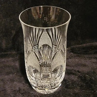 Buy 4 Bohemian Czech Crystal Tumbler Brilliant Cut Water Glass Whiskey Tom Colins  • 52.92£
