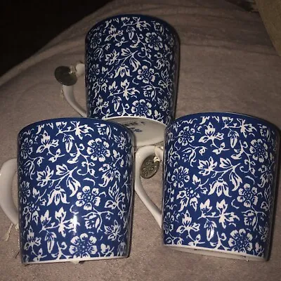 Buy Laura Ashley Blueprint Collectables Set Of 3 Sweet Allysum Mugs NEW • 39.99£