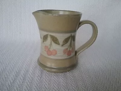 Buy Vintage Jersey Pottery Cherry Pattern Milk Jug  • 8.50£