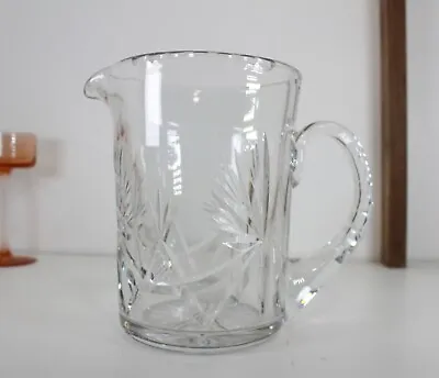 Buy Edinburgh Crystal Star Of Edinburgh Pattern Glass Jug/pitcher - 16cm • 45£