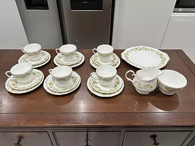 Buy Duchess 21 Piece Greensleeves Tea Set. Vintage 1960s #6 • 19£