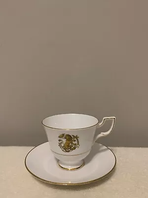 Buy Tuscan Fine English Bone China Made In England Zodiac Sign Leo Cup And Saucer • 18.50£