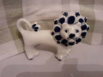 Buy Lion Antique USSR Porcelian Blue And White • 22£