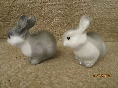 Buy Leningrad USSR Porcelain Figures - 2 Rabbits • 16£