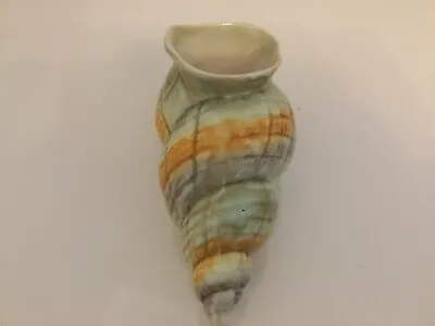 Buy Antique - Vintage Shorter & Son Shell Ornament /Vase Drip Glaze • 10.99£