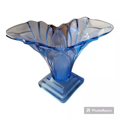 Buy Walther And Sohne 1930,s Greta Art Deco Glass Vase • 25£