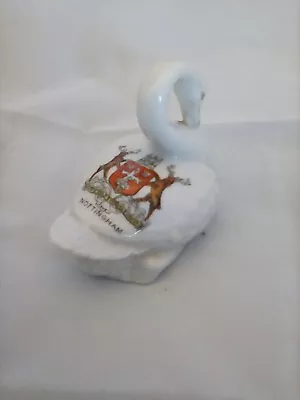Buy  Crested Ware China 1904-1920 - Nottingham Crest Swan • 14£