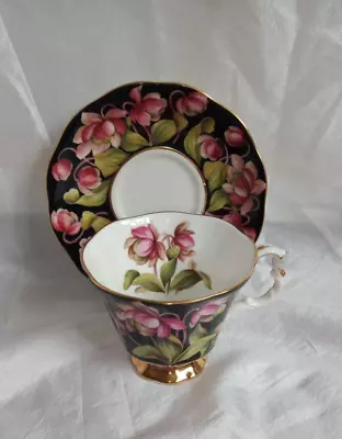 Buy ROYAL ALBERT Bone China PITCHER PLANT Cup Saucer, Vintage Provincial Flowers • 20£