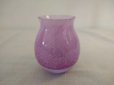 Buy Flower Vase Caithness Purple Art Glass Swirl Small Bud Vase • 13.50£