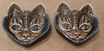 Buy Vintage Wade Pet Faces Porcelain Siamese Cats X 2 Trinket/dish/ Plaque • 5£