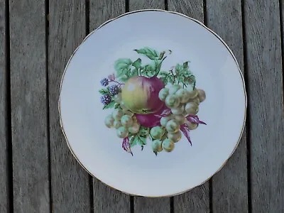 Buy Vintage Fine English Bone China Plate Fruit Pattern, Made In England -  8  Plate • 2.99£