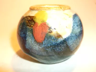 Buy Small  Spherical Pot- Lovely Colours. • 7.99£