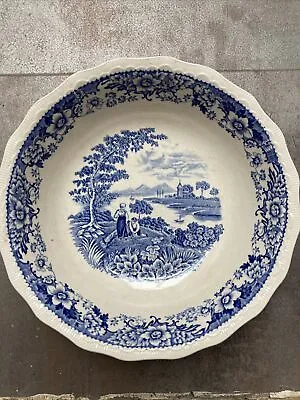 Buy Beautiful Blue / White Bowl ~ 'silverdale ' Pattern By Swinnertons Staffordshire • 15£