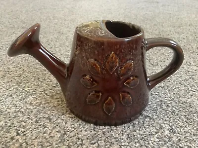 Buy Vintage KERNEWEK Pottery Cornwall Brown Drip Glaze Watering Can 10.5cm Tall VGC • 6.50£