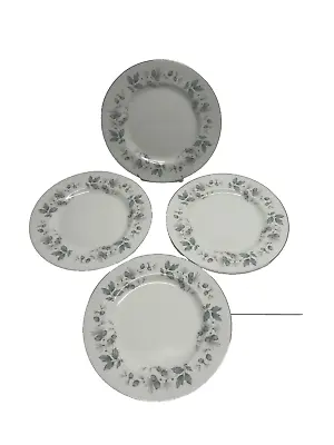 Buy Johnson Bross Snowhite Sylvan Plates, Set Of 4, Vintage ( A6), Tableware • 18.79£