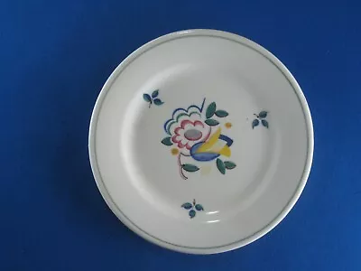 Buy Vintage POOLE POTTERY Small Plate Childs/Dolls Plate Floral Design 12.5cm. • 10£