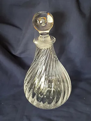Buy Dartington Ribbled Crystal Glass Directors Decanter With Plain Stopper Boxed • 24.99£