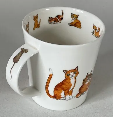 Buy Dunoon Paws For Thought Ginger Cat Bone Fine China Tea Cup Mug By Cherry Denman • 12.95£
