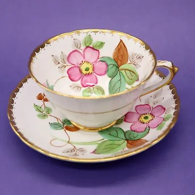 Buy Tuscan English Bone China Tea Cup & Saucer Rare Dogwood Pattern Vtg Mid-Century • 33.18£
