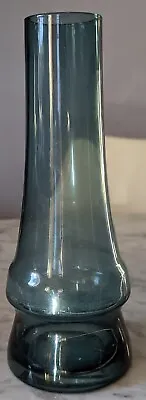 Buy Aimo Okkolin Pippu Blue Glass Vasefor Riihimaki/Riihimaen Lasi OyFinland 1970s • 20.99£