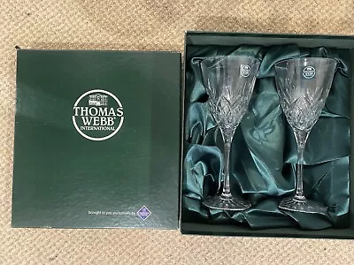 Buy Thomas Webb Crystal Wine Glasses In Original Packaging • 25£