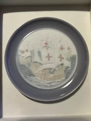 Buy Lladro Columbus Voyage Of Discovery Miniature Plate Three Carabels 05964 Boxed • 8.95£