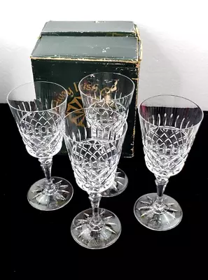 Buy Galway Crystal RATHMORE Set(s) 4 Red Wine Glasses 8  Tall BOXED Irish Clear 24% • 72.03£