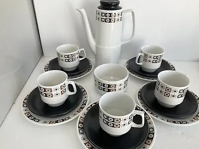 Buy Vintage Hostess Tableware By British Anchor Staffordshire Coffee Serving Set  • 30£